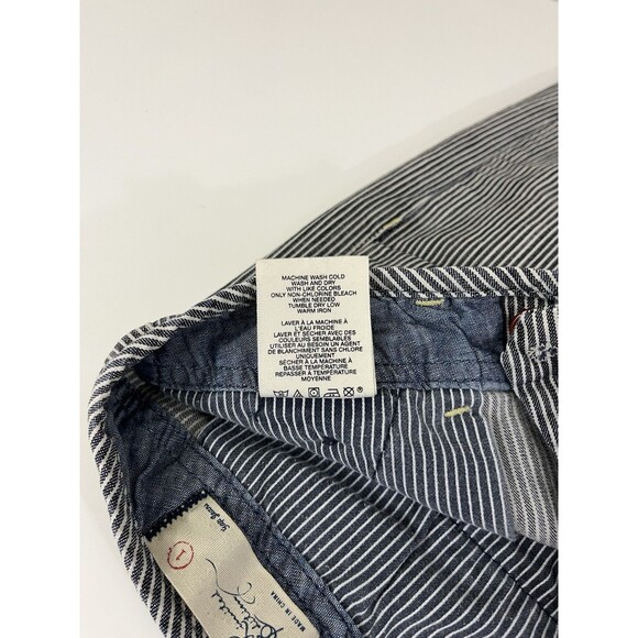 Gap Ltd Edition Women’s Blue/White Railroad Stripes Skirt Size 1 Preppy Academia - Picture 7 of 10